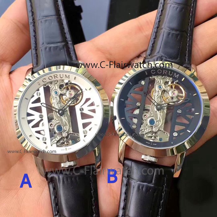 Corum Golden Bridge SS Leather Band Watch Corum 2019